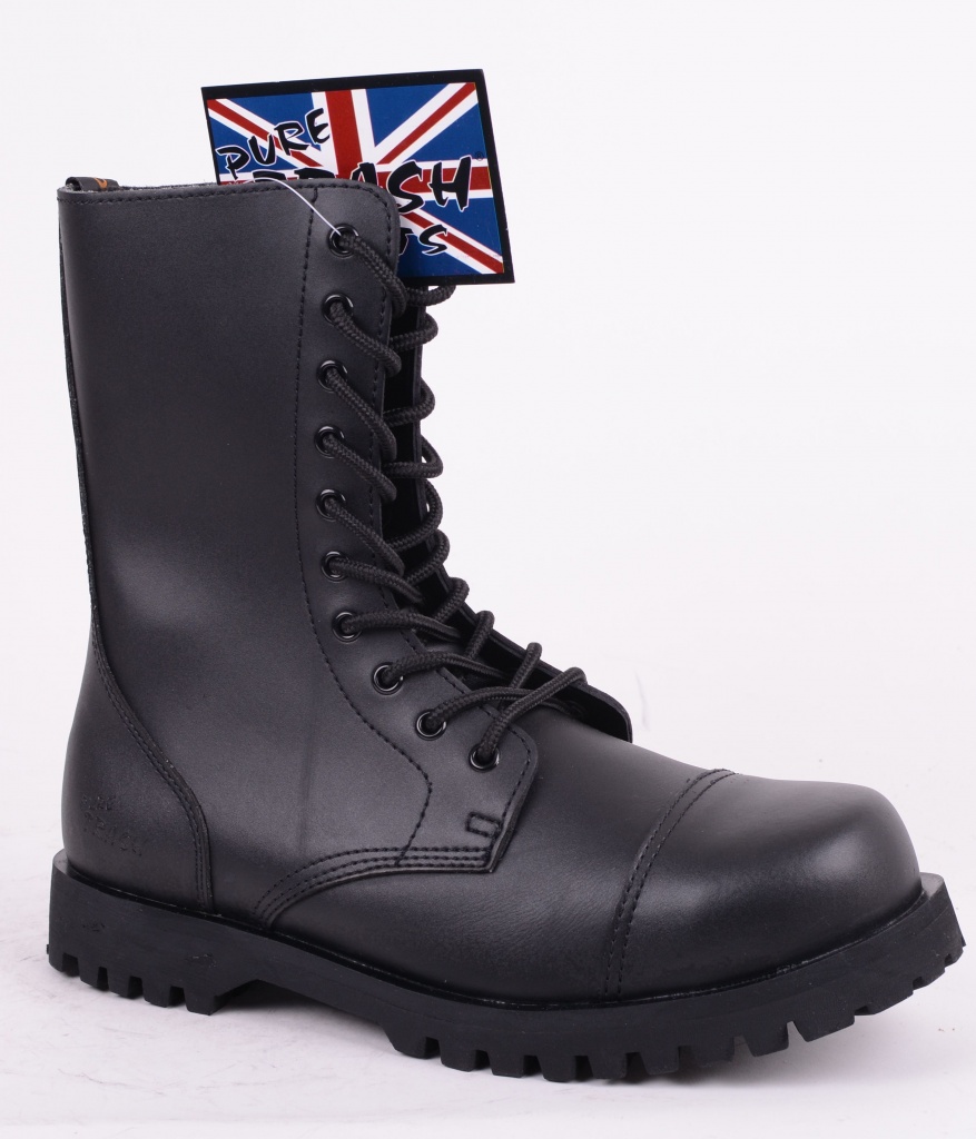 black commando boots